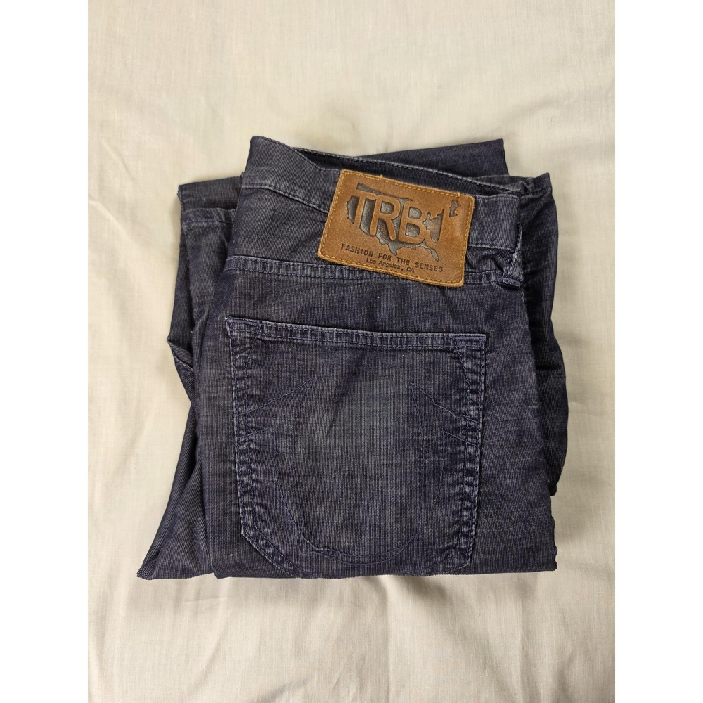 True Religion Geno Jeans Mens 30x32 Blue Slim Straight Denim Medium Wash Pants
